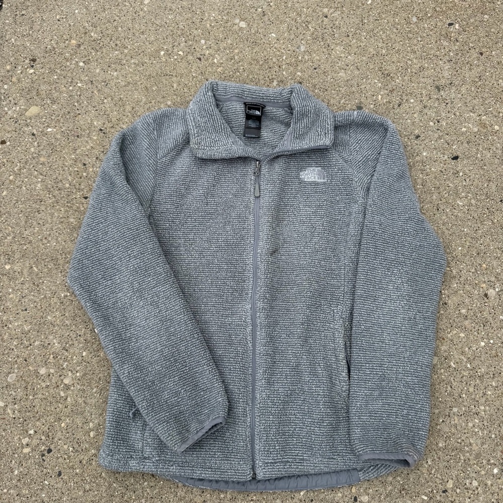 The North Face Light Gray Fleece Jacket